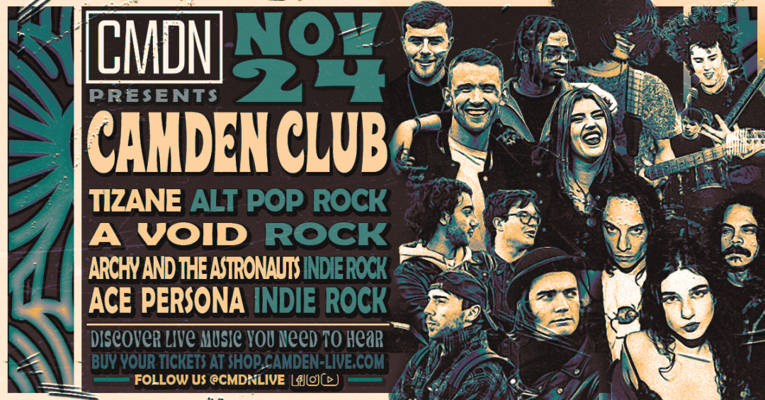 Camden live next concert! 24th November Camden Club