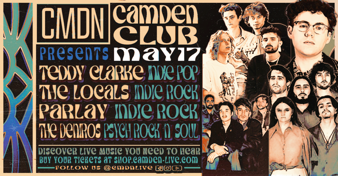 Indie + Psych Rock at Camden Club! 17-05-24